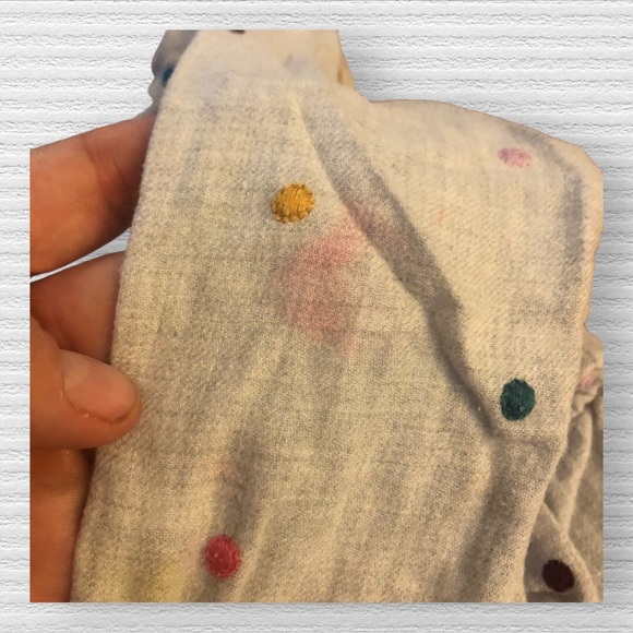 Mini Boden Embroidered Polka Dot Blouse - Picture 2 of 4